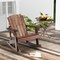 Outdoor Wooden Kid Adirondack Rocking Chair with High Back Slatted Seat